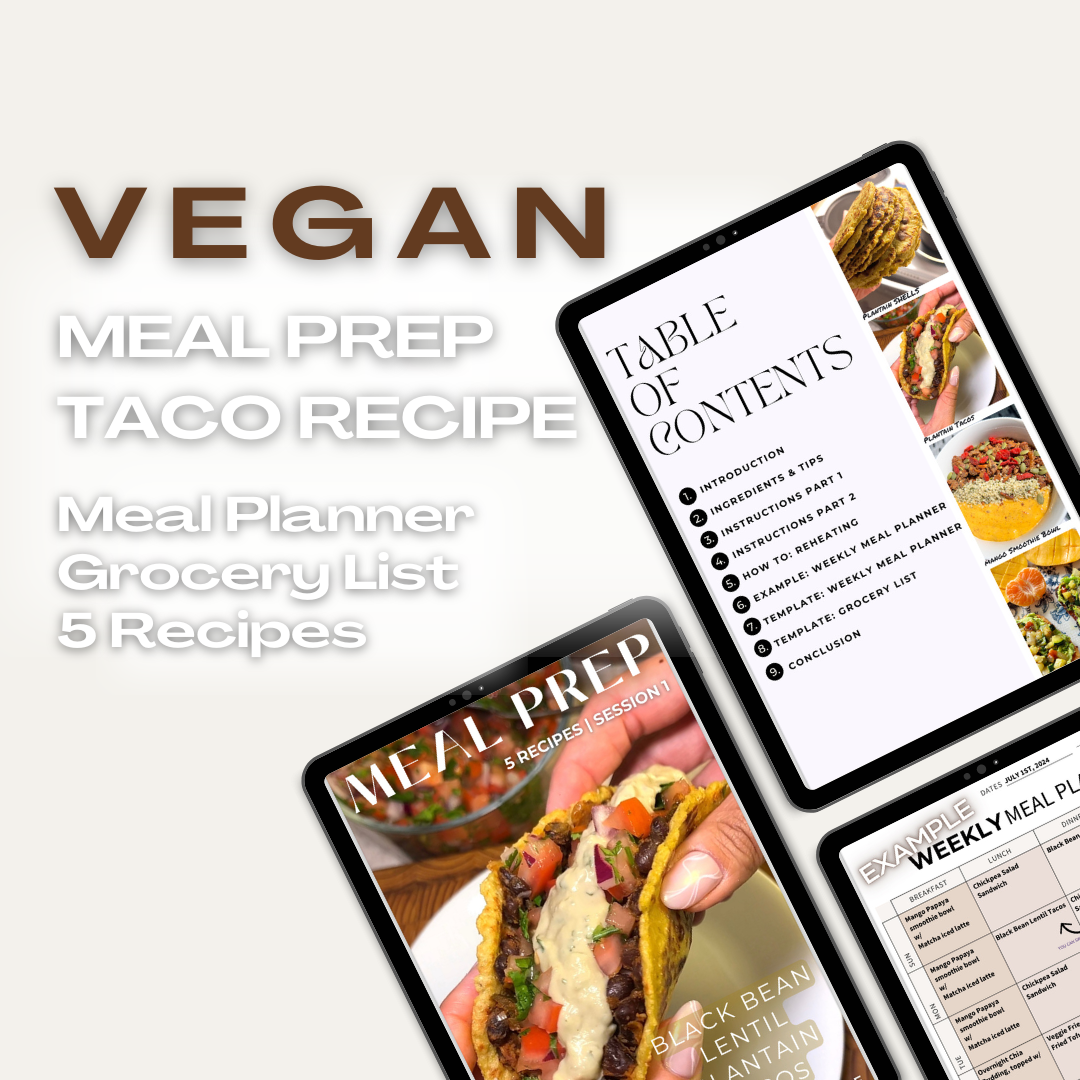 Vegan Taco Meal Prep Guide